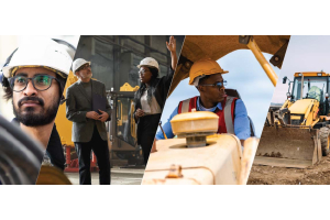 Various construction professionals in the field