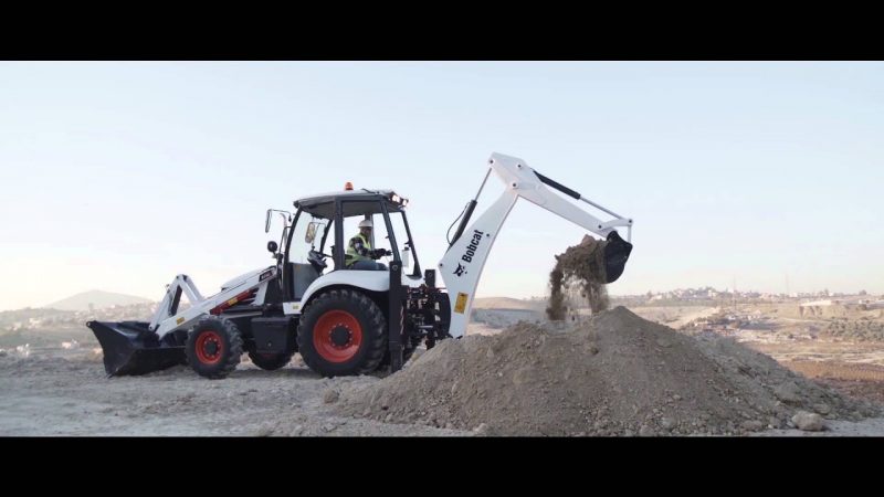 The Doosan Bobcat B900 Backhoe