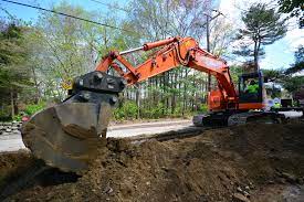 excavator digging
