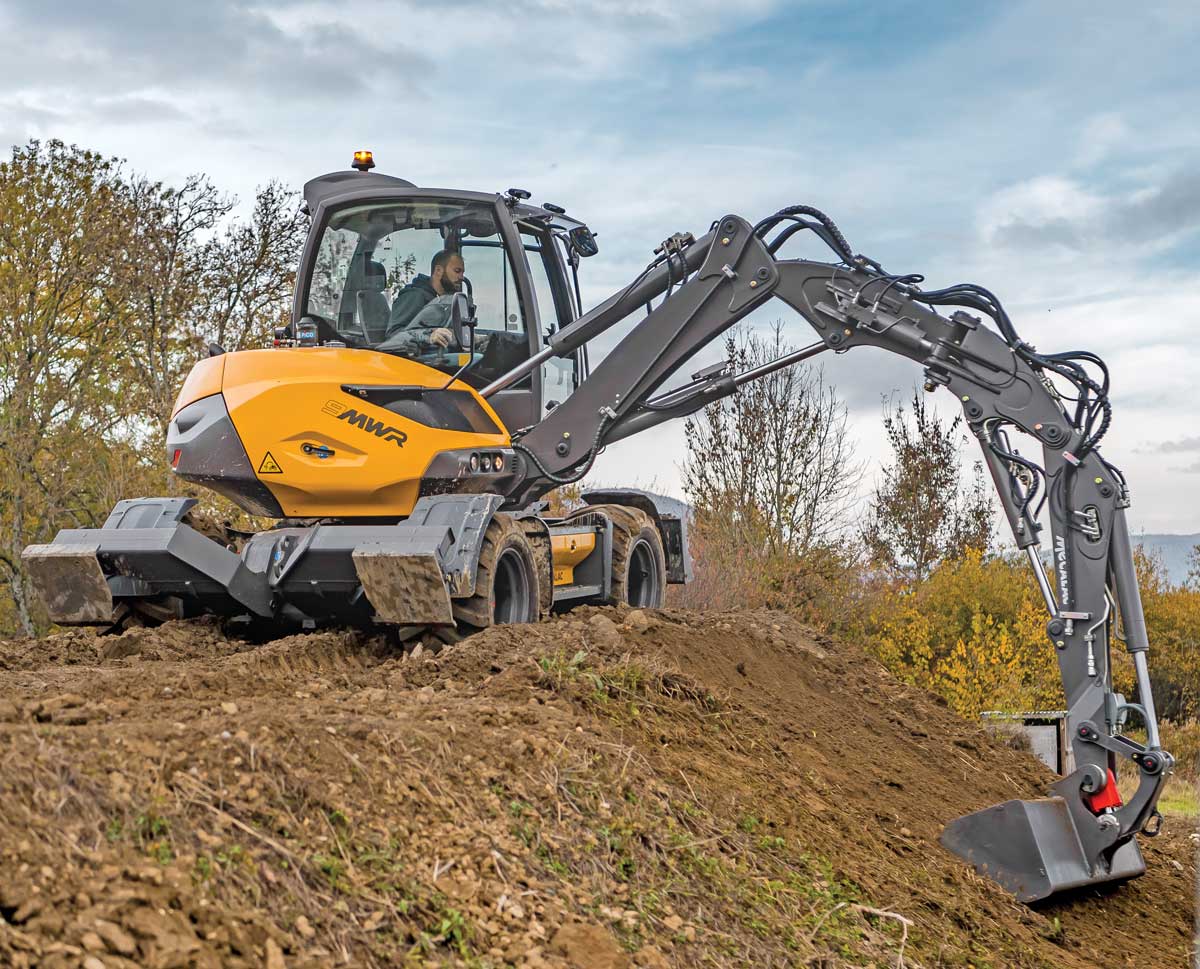 A Wheeled Excavator? You Might Like this One