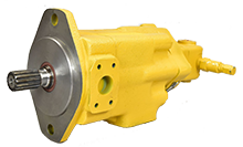 A heavy equipment vane pump