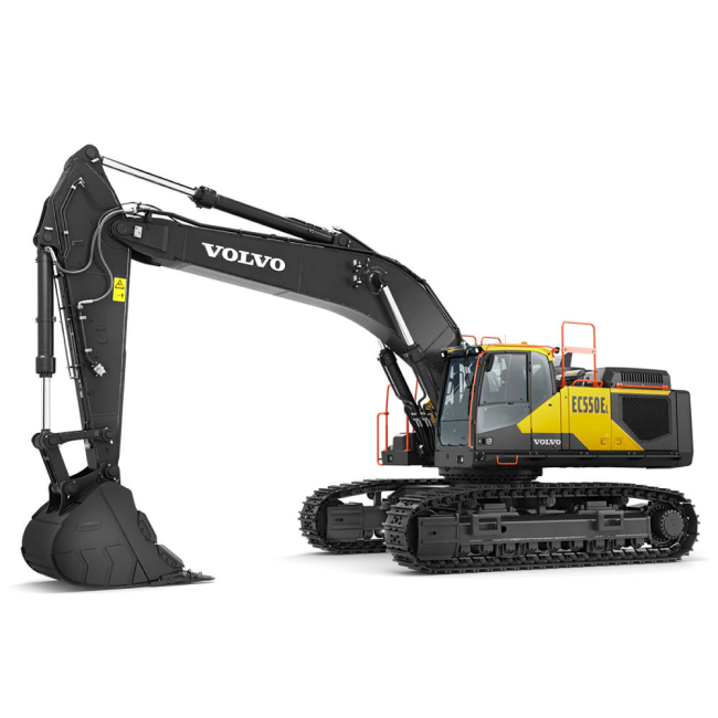 The Volvo EC550E excavator, from Volvo