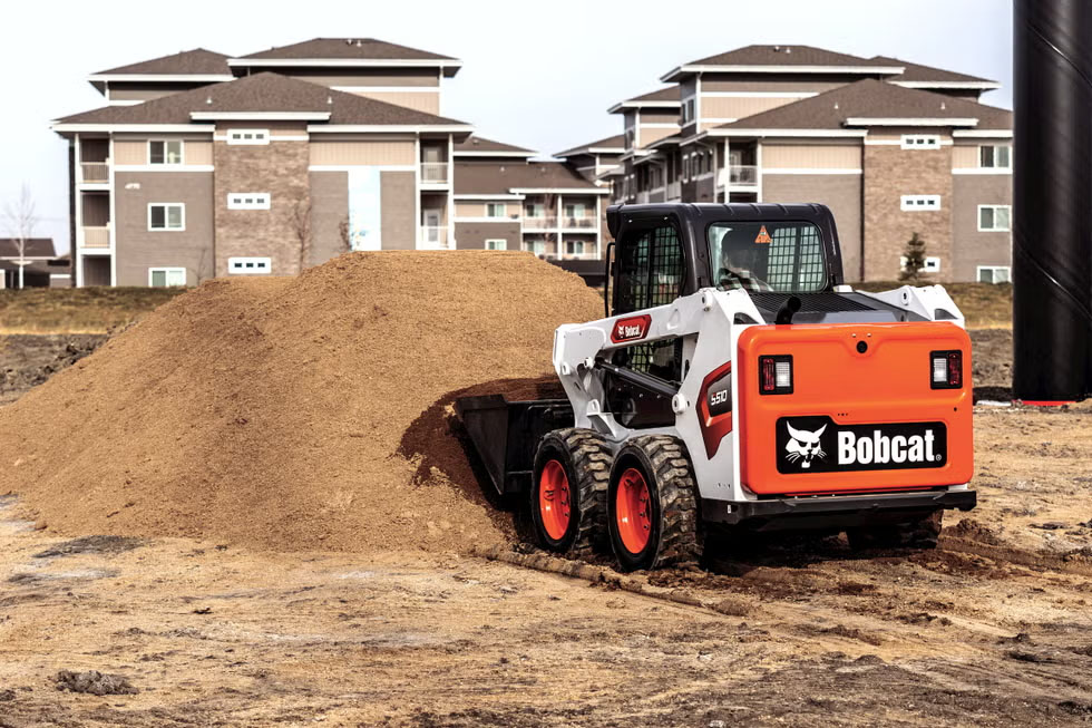 Bobcat CTL working on jobsite