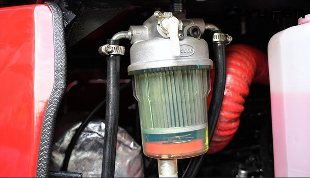 excavator water separator