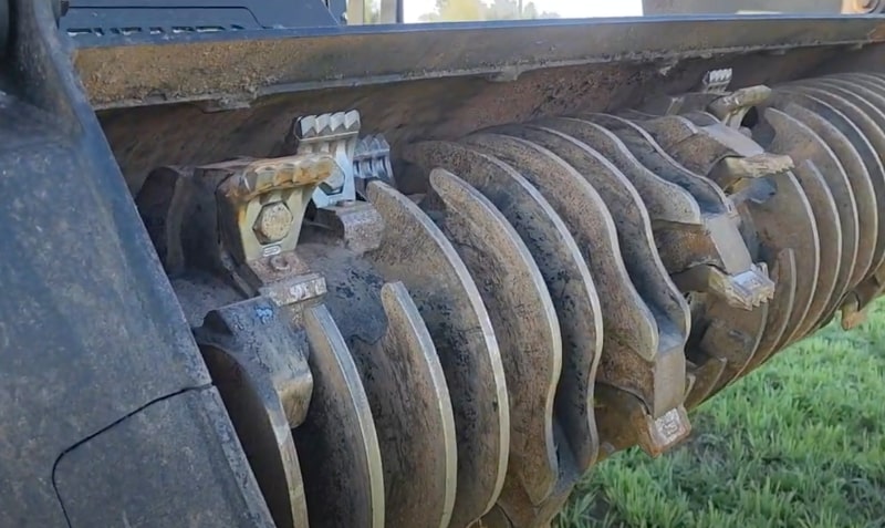 carbide teeth forestry mulcher