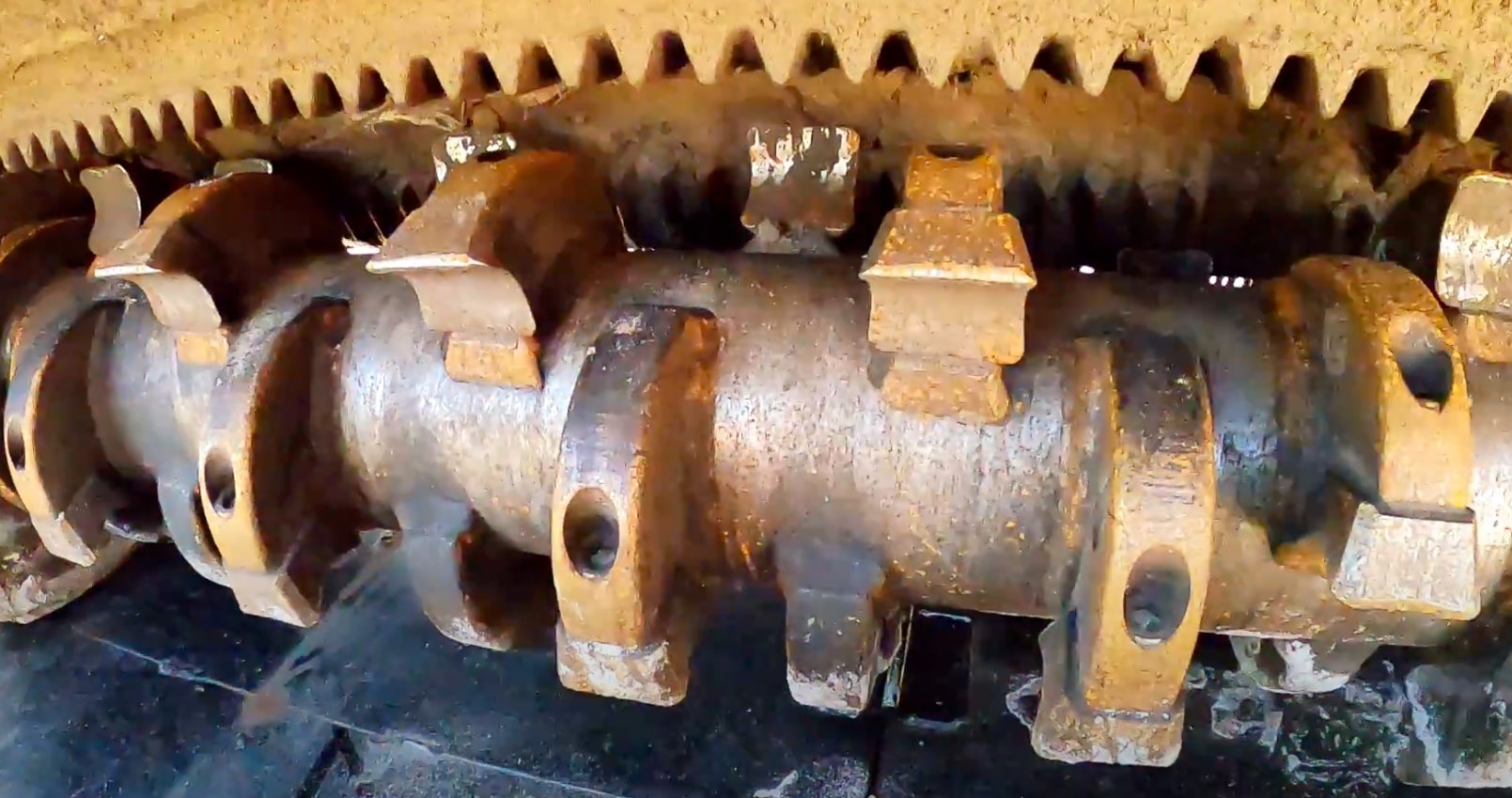 mulcher forestry teeth worn out