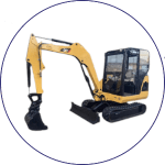 Mini Excavator Parts Diagram Icon