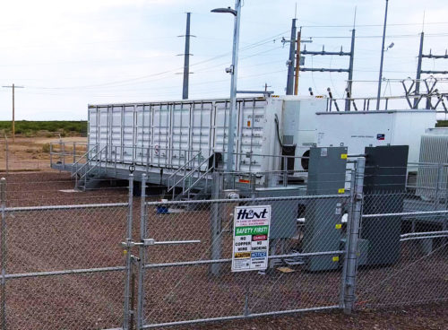 Outside a Hunt Energy Network power station