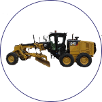 Motor Grader Drive Train Parts Diagram Icon