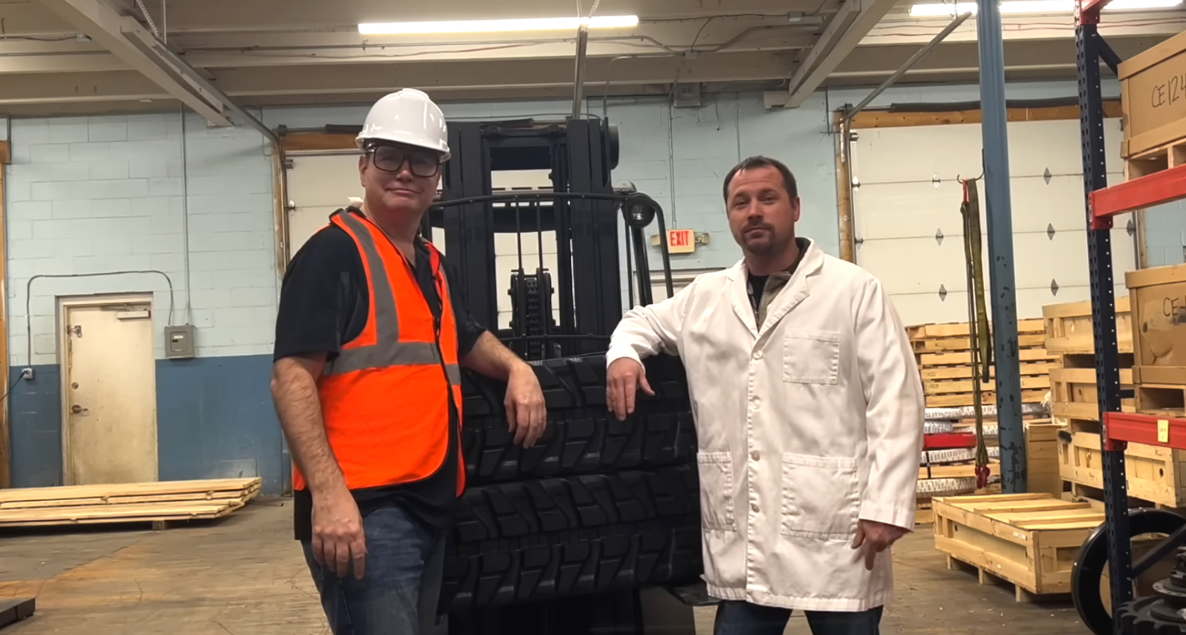 Mini excavator rubber track detracking and vibration ends now
