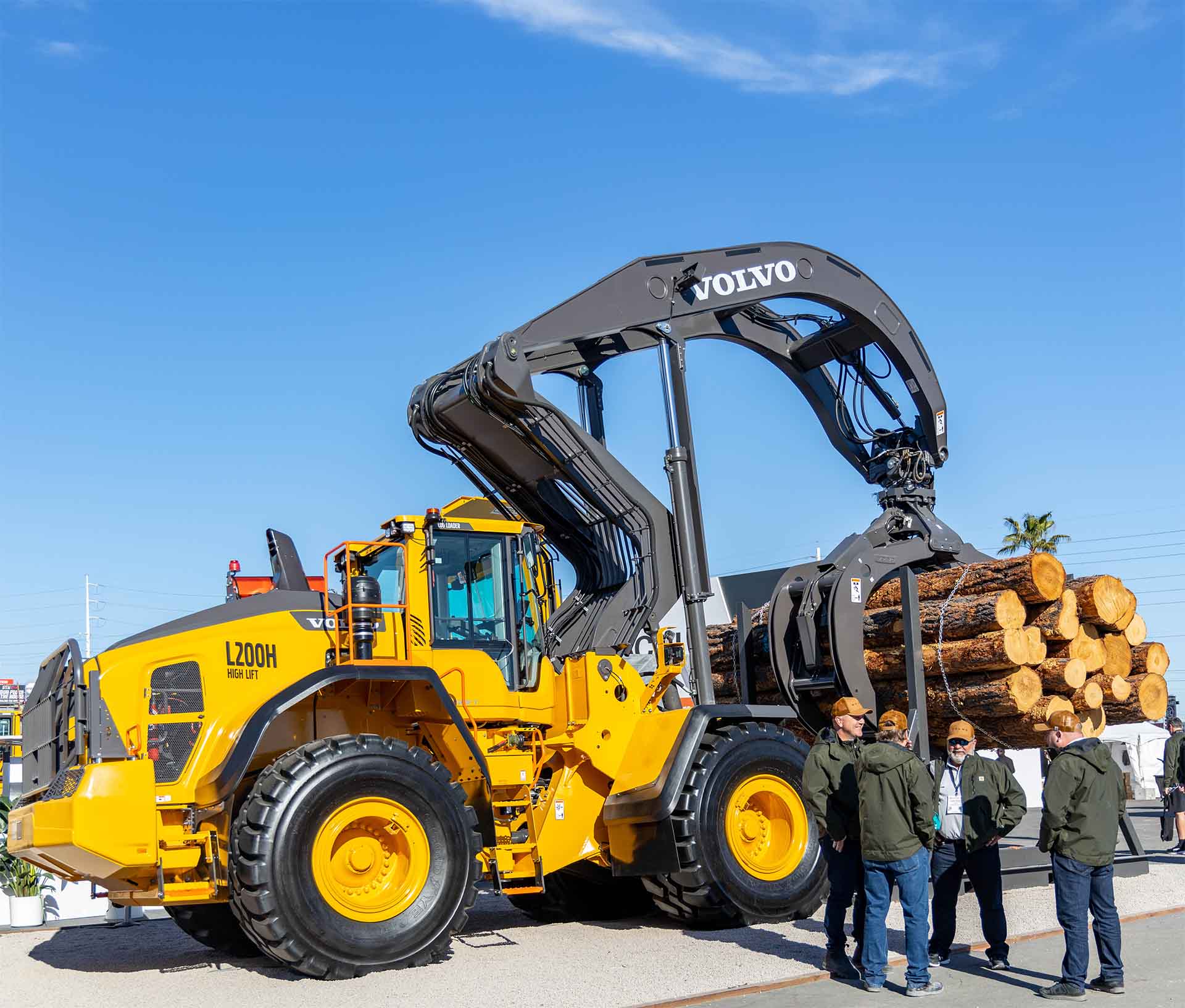 Volvo L200 logging loader at conexpo 2023