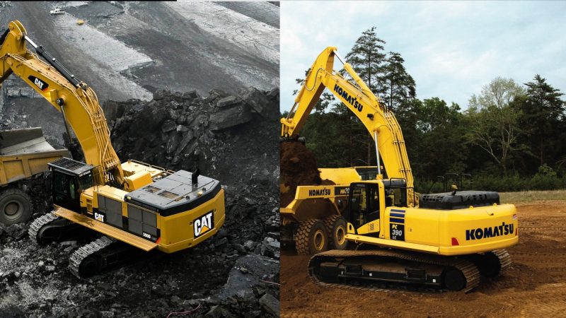 Komatsu vs Caterpillar Excavators - Which One is Better?