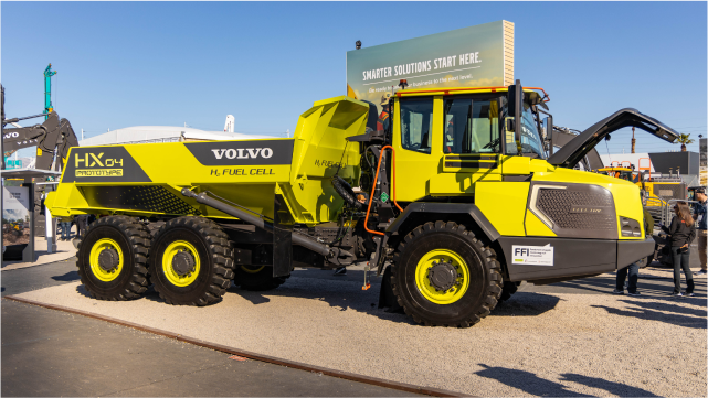 Volvo Debuts Their Hydrogen Powered Articulated Dump Truck