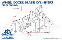 Wheel Dozer Blade Cylinder Parts Diagram
