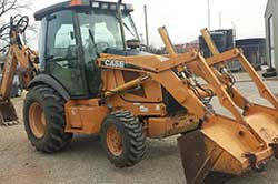Case used and  salvage backhoe parts