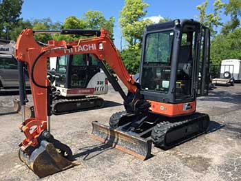 Hitachi construction equipment used and salvage parts for mini excavator