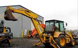 Kobelco used and salvage backhoe loader parts