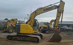 Kobelco used and salvage excavator parts
