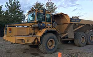 Volvo used and salvage articulated dump truck parts